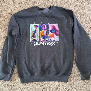 Gray K-pop sweatshirt